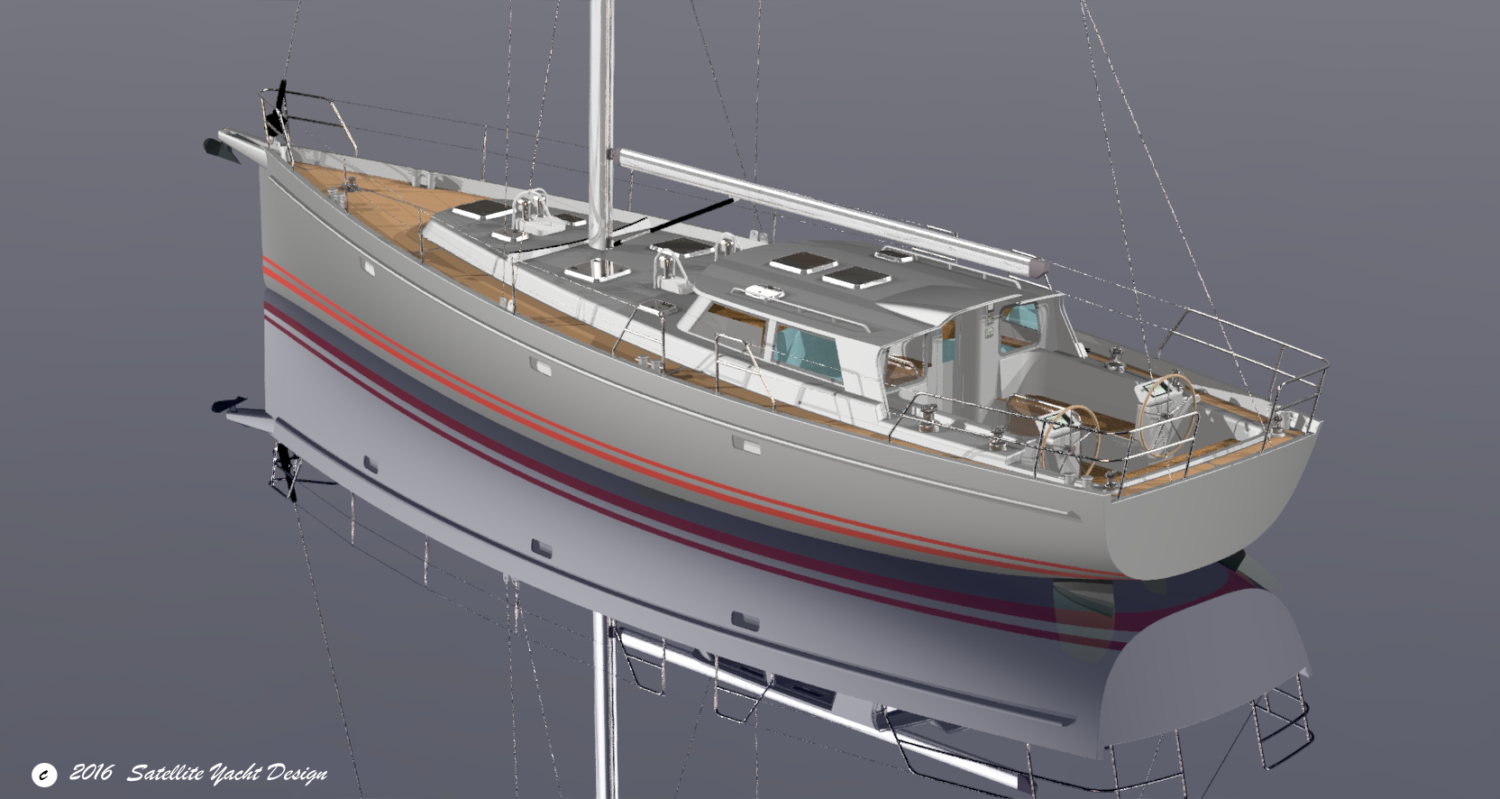 Orion 49 / Cruiser Satellite Yacht Design