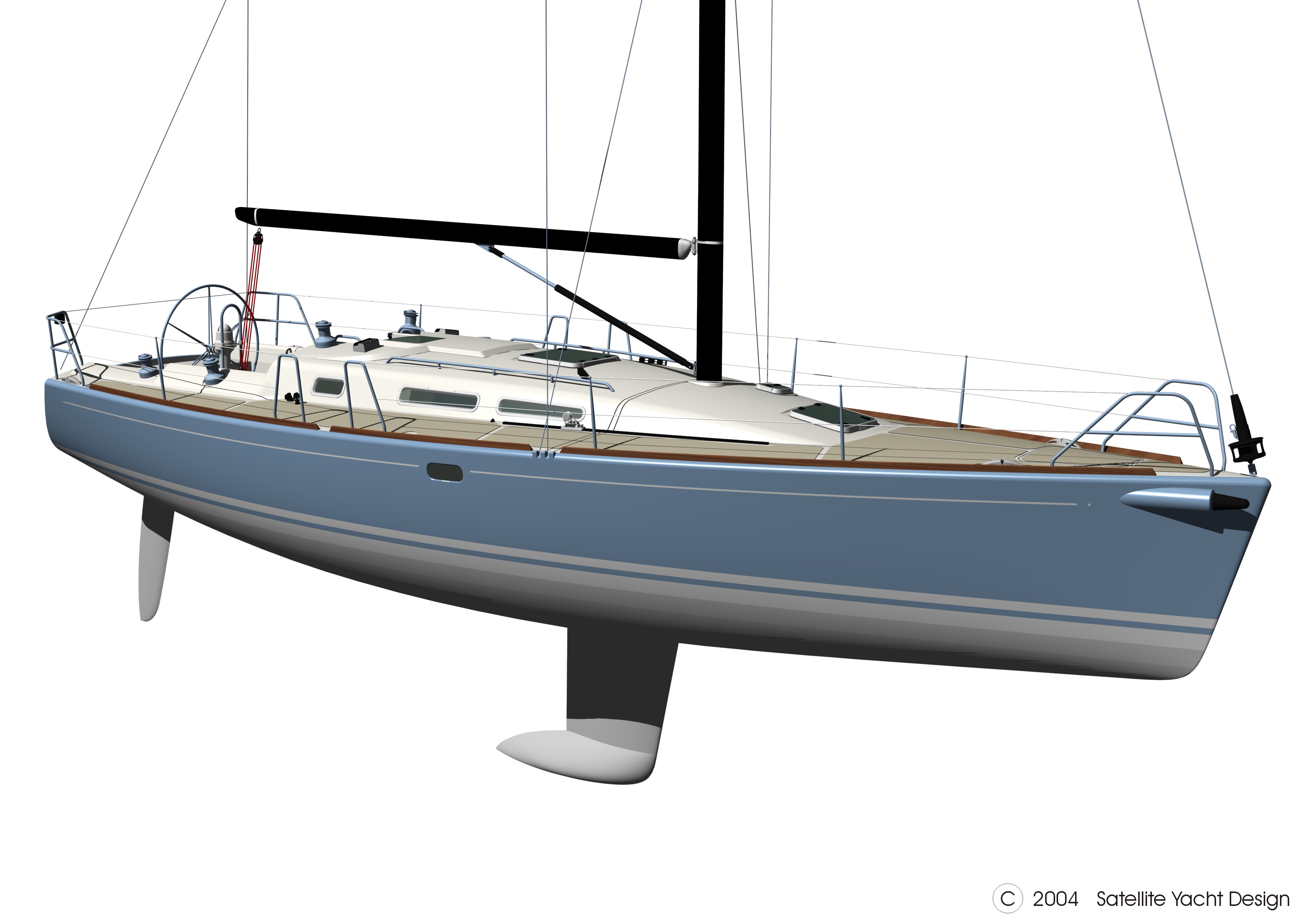 satellite yacht design