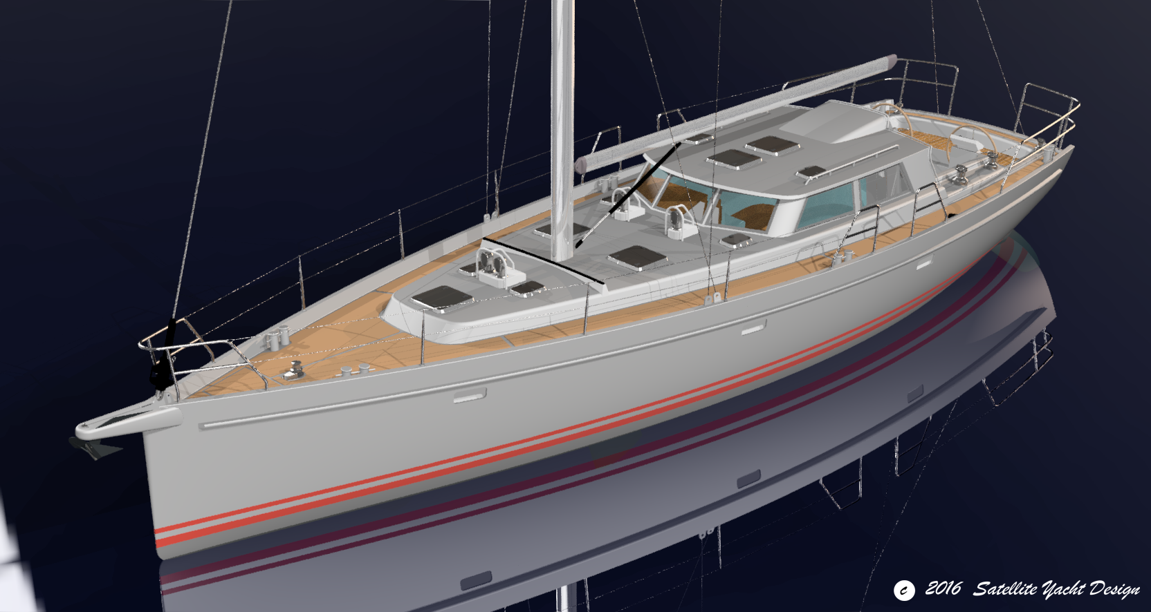 orion 49 / cruiser – satellite yacht design