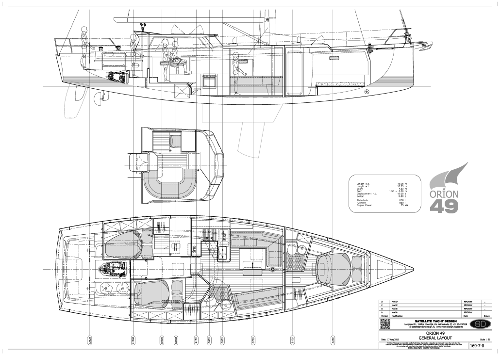 orion 49 sailboat