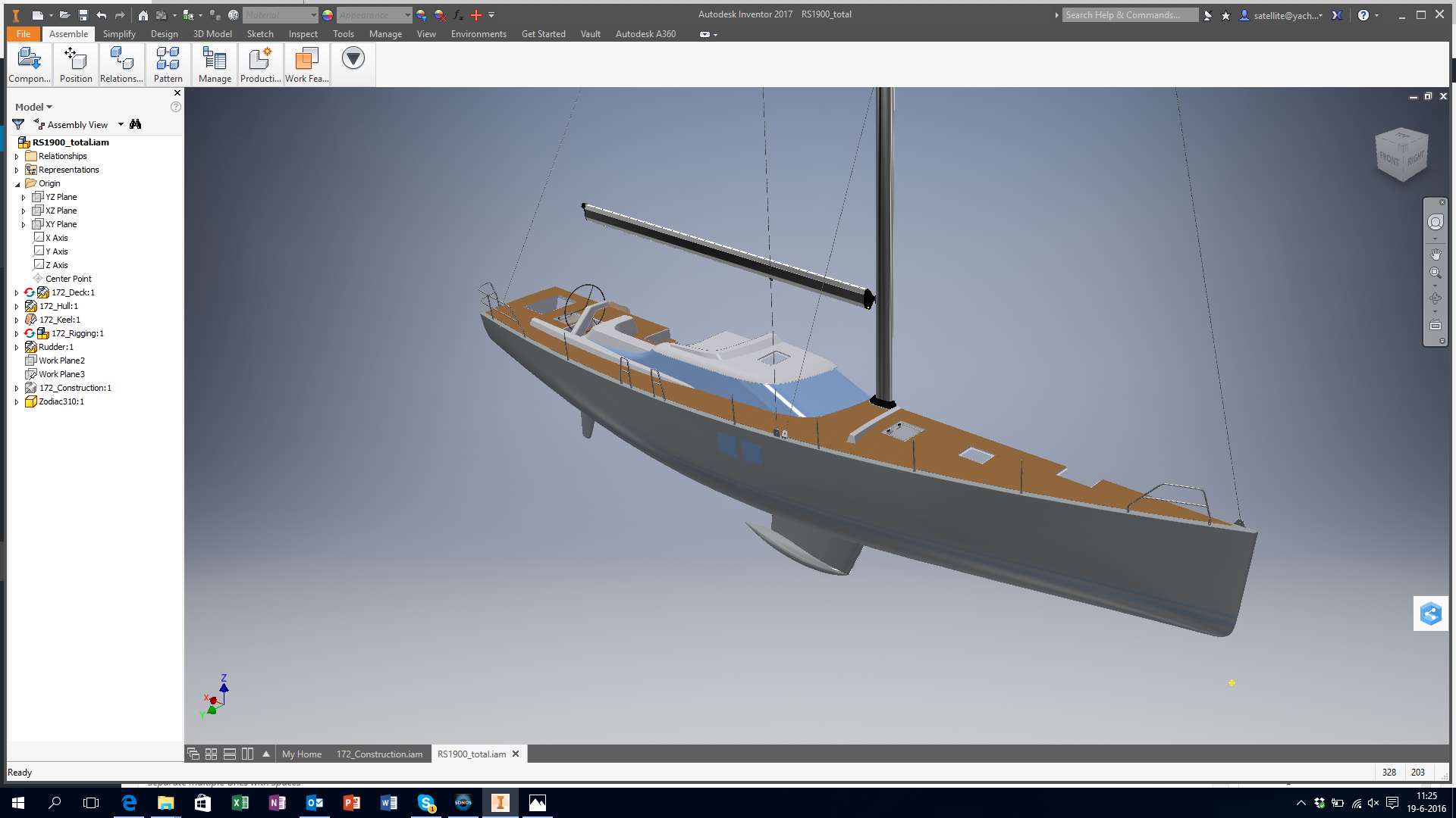 Update, June 2016 – Satellite Yacht Design